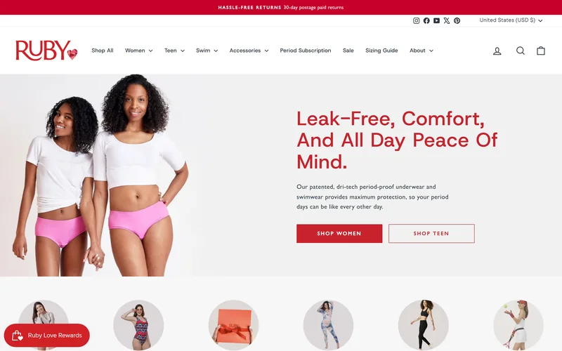 Ruby Love homepage