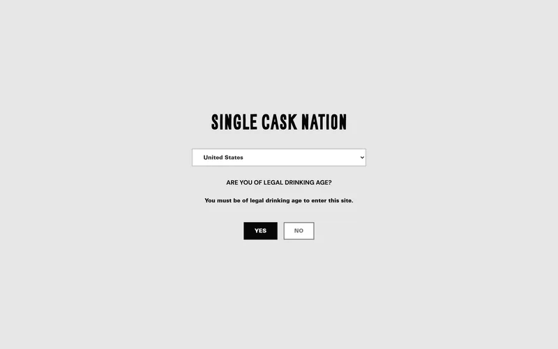 Single Cask Nation homepage